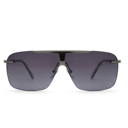 ShadowFlex Rimless Silver Sunglasses for Men - Lightweight UV Protection Fashion Eyewear Pakistan |  Men's Sun Glasses