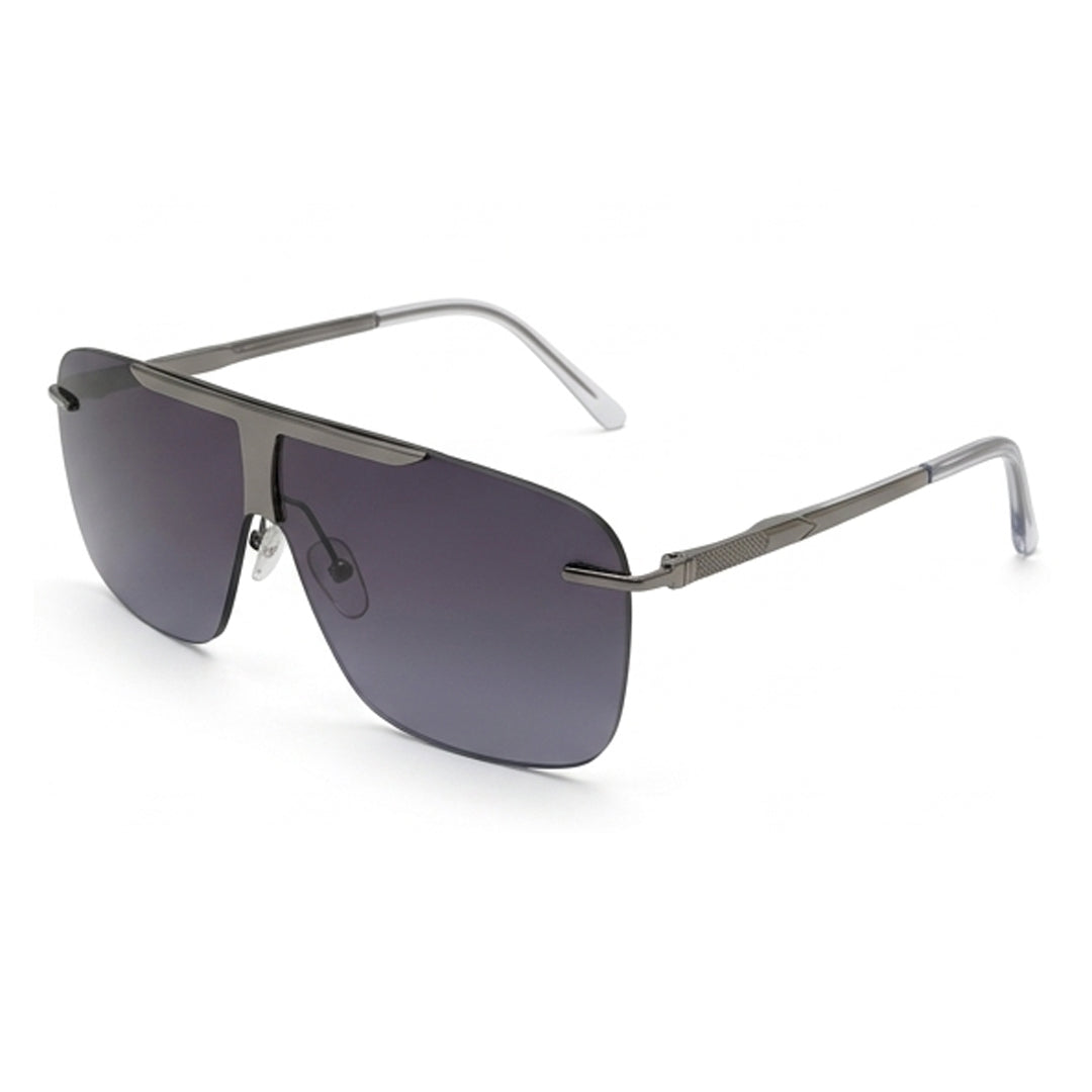 ShadowFlex Rimless Silver Sunglasses for Men - Lightweight UV Protection Fashion Eyewear Pakistan |  Men's Sun Glasses