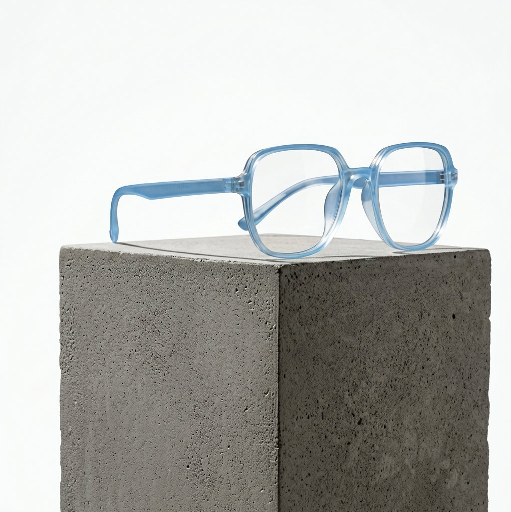 Transparent Square Eyeglasses Frame Designer Optical Eyewear for Women | Female Glasses