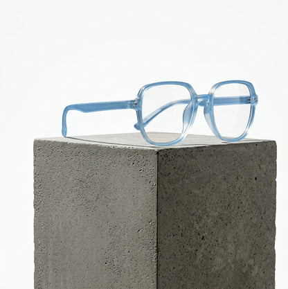 Transparent Square Eyeglasses Frame Designer Optical Eyewear for Women | Female Glasses