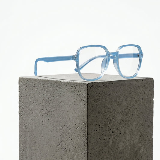 Transparent Square Eyeglasses Frame Designer Optical Eyewear for Women | Female Glasses
