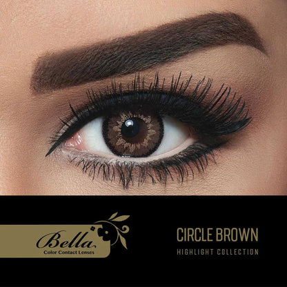 Highlight Circle Brown Contact Lens | Optical Plaza