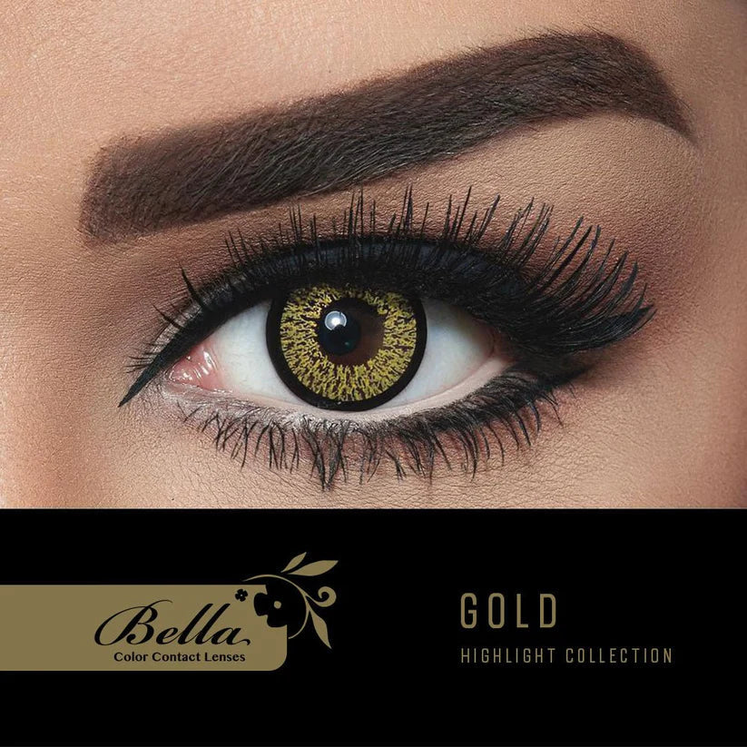 Highlight Gold Contact Lens | Optical Plaza