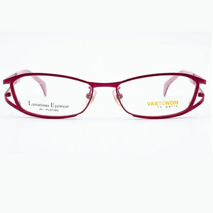 Vastonom Paris Burgundy Cat-Eye Glasses for Women - Stylish Lightweight Fashion Eyewear Pakistan | Female Glasses