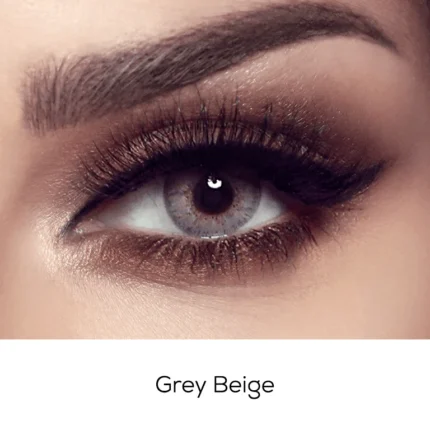 Elite Grey Beige - Premium Colored Contact Lenses | Optical Plaza