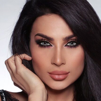 Glow Husky Grey Green Contact Lens | Optical Plaza