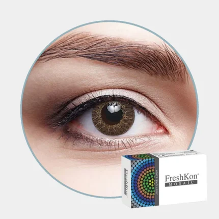 FRESHKON Mosaic Charming Brown Colored Contact Lenses | Optical Plaza