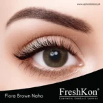 Flora Brown Naho Freshkon Colored Contact Lenses – Optical Plaza