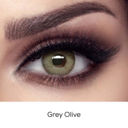 Elite Grey Olive - Premium Colored Contact Lenses | Optical Plaza