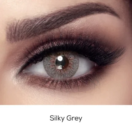 Elite Silky Grey - Premium Colored Contact Lenses | Optical Plaza