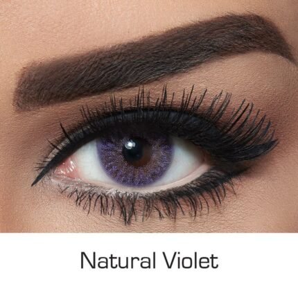 Natural Violet Contact Lenses by Optical Plaza | Soft & Natural Eye Look