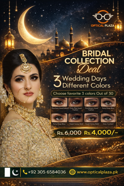3 Days 3 Different Colors – Stylish & Versatile Contact Lenses | Optical Plaza