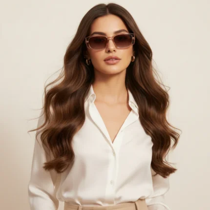 AeroLite Brown Polarized Sunglasses – Stylish UV Protection | Optical Plaza