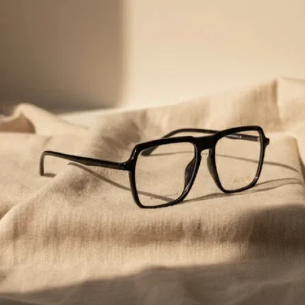 Black Square Frame – Modern & Durable Eyewear by Optical Plaza