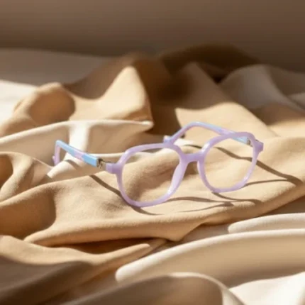 Petal Purple Round Cut Frame by Optical Plaza