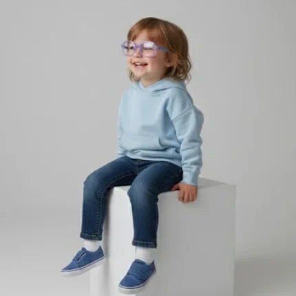 Petal Purple Round Cut Frame by Optical Plaza