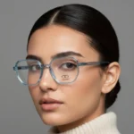 Petal Blue Frame Eyeglasses | Elegant Blue Optical Frame for Everyday Style – Optical Plaza