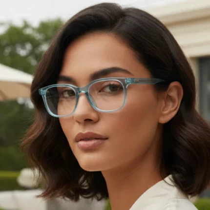 Rebel Sky Blue Frame | Trendy & Comfortable Eyewear by Optical Plaza