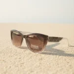 NovaBeam White Gold Polarized Luxury Sunglasses – Premium UV Protection | Optical Plaza