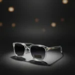 Retro White Transparent Luxury Sunglasses – Stylish Polarized Eyewear | Optical Plaza
