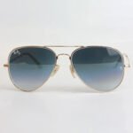 lue lens aviator sunglasses close up